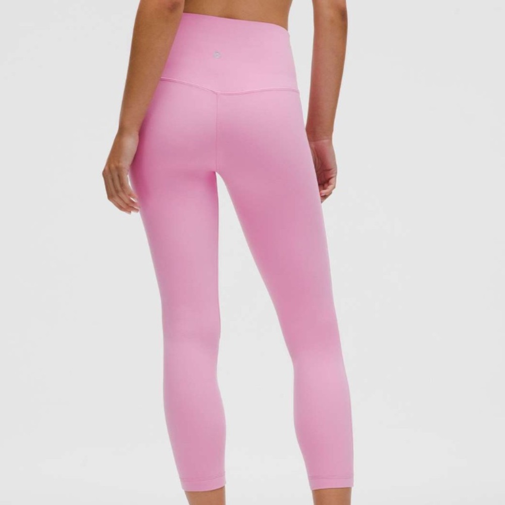 Lululemon Athletica Align HR Pants 25”, Pink Frosting, Size 14 - Picture 2 of 10